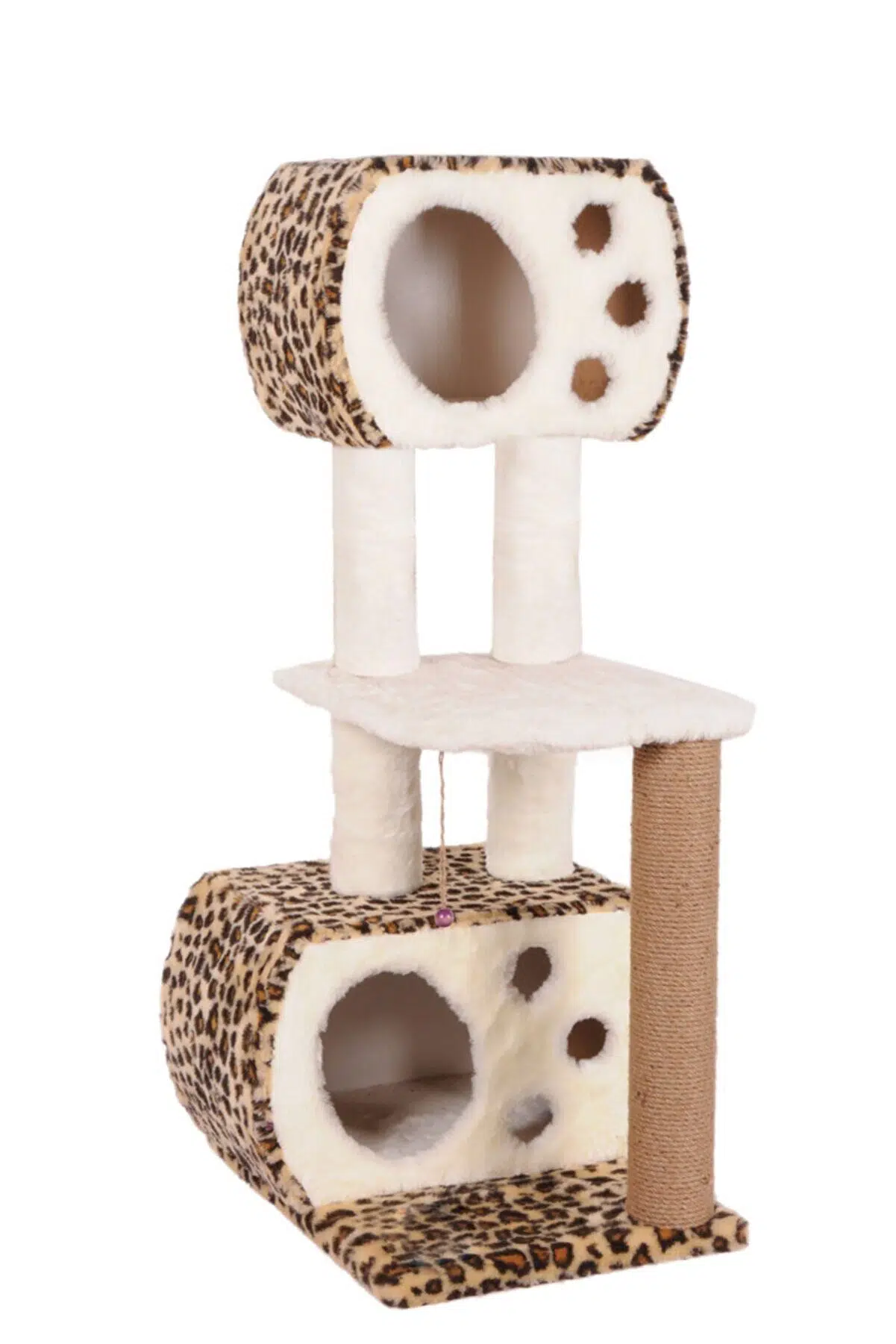 Katlı patili 2 ev s8 tırmalama leopar