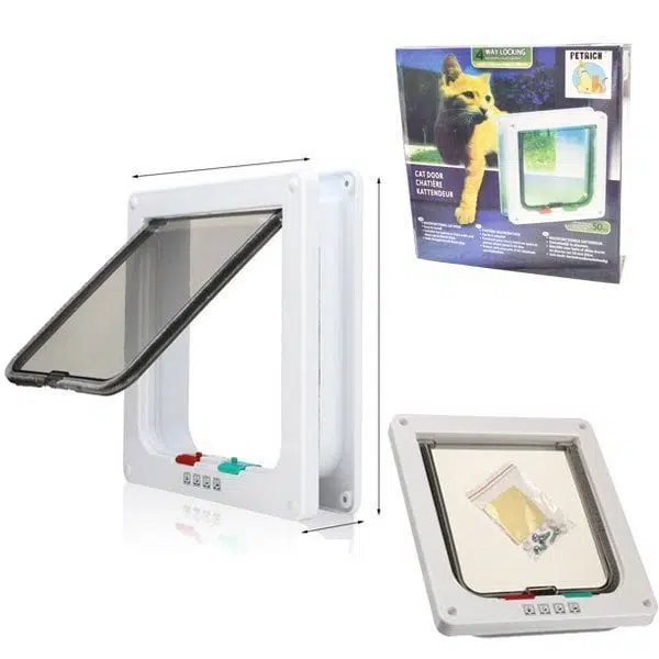 Kedi Kapısı 4 Yollu 19x20x2cm