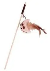 Kedi oyuncak olta ahşap saplı karışık figür