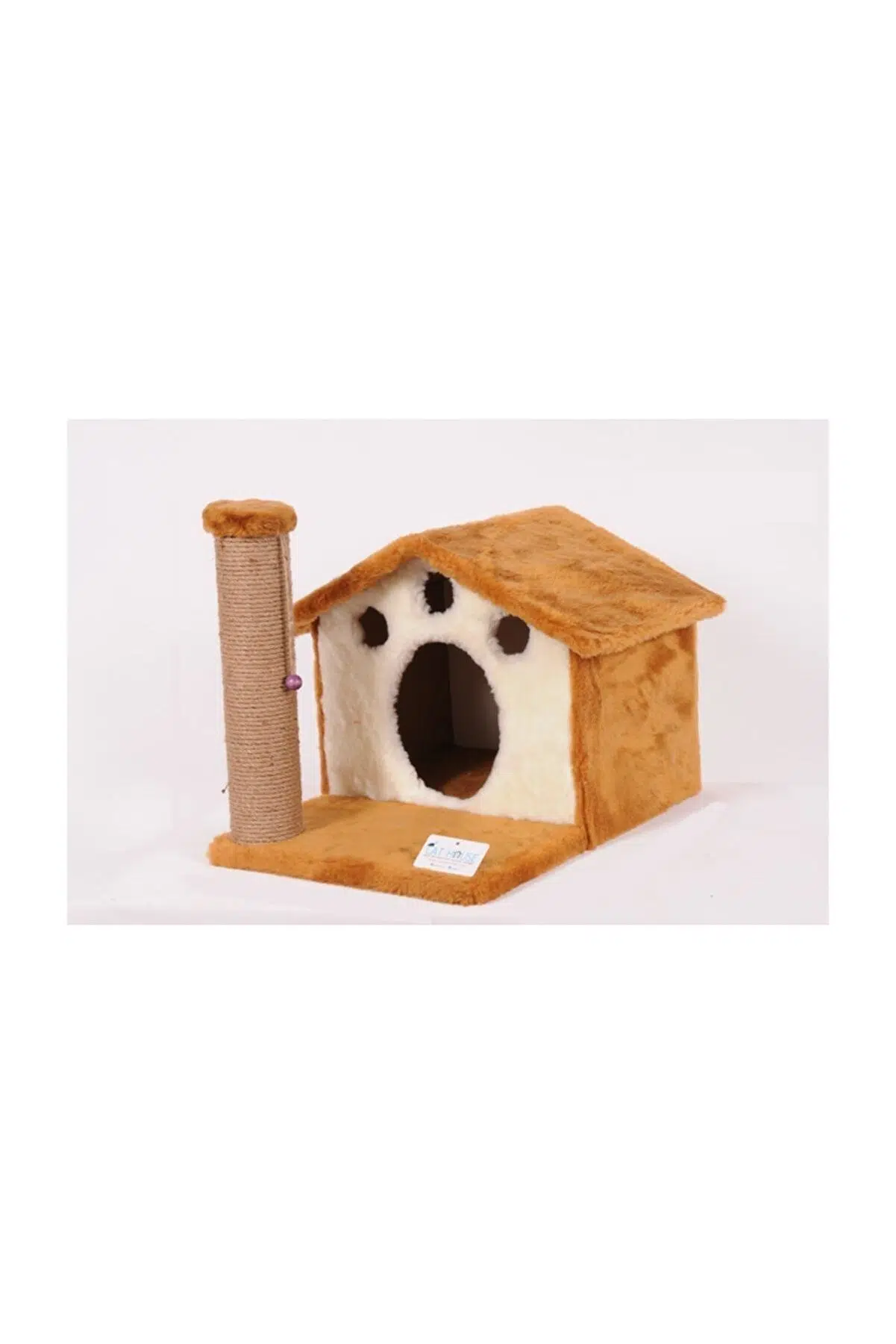 Kedi Pati Tırmalama Ev Y1 KAHVE