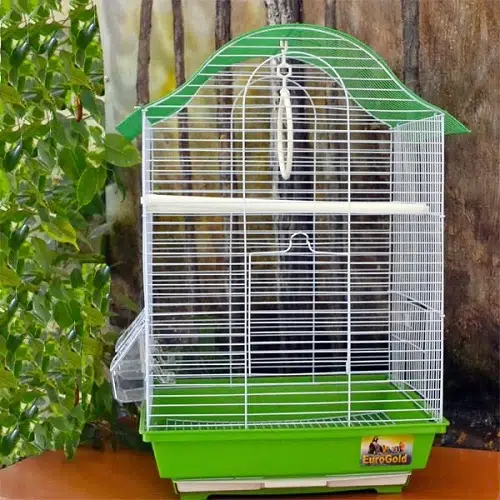 Eurogold Renkli Kuş Kafesi XL 34,5x28x54,5 1218A