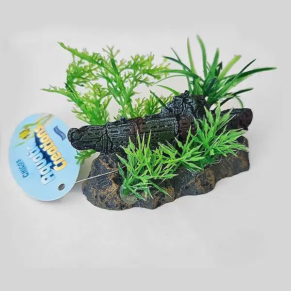 Polyester Denizaltı Akvaryum Dekoru 8,7 x 4 x 6,2 Cm CH2637PS