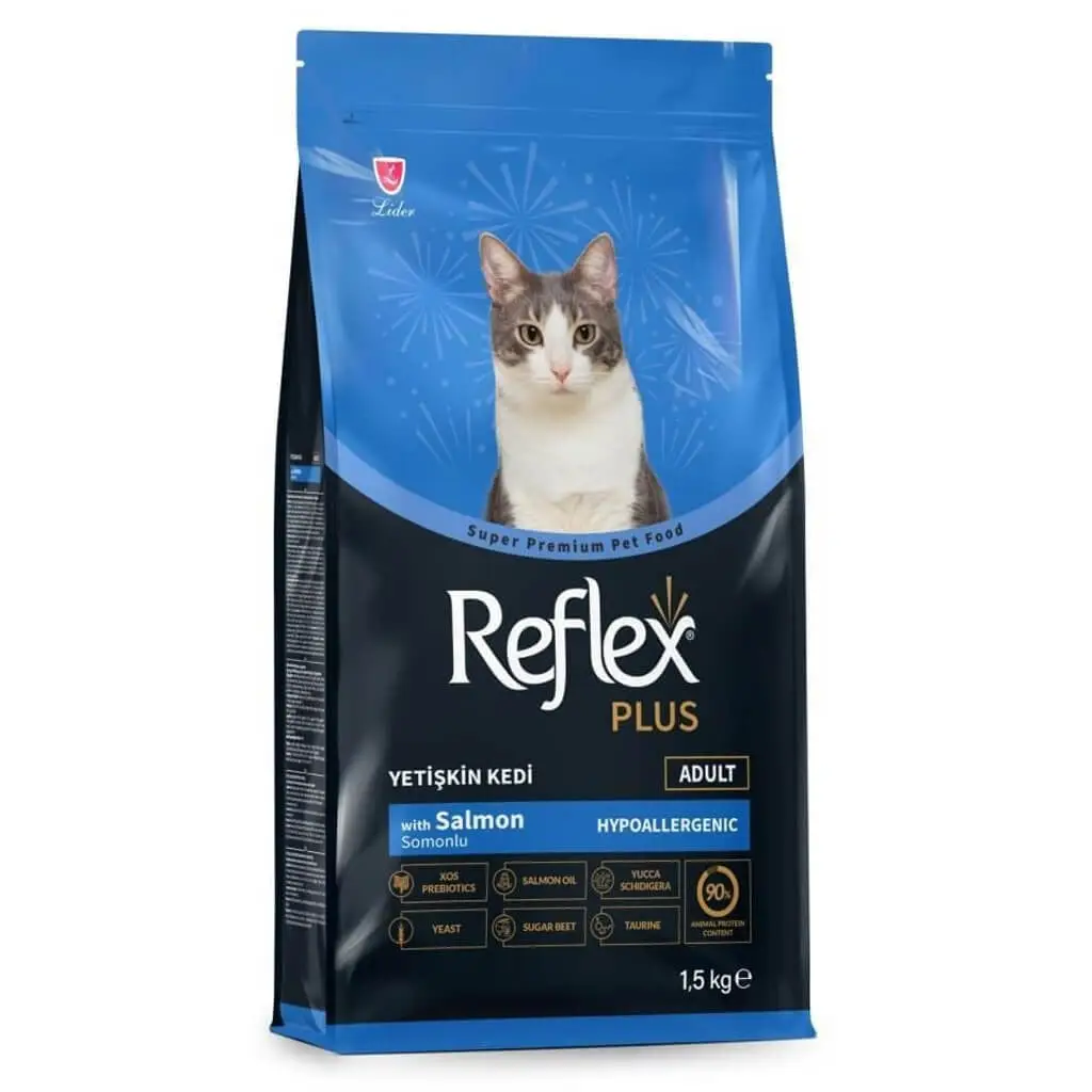 Reflex Plus Somonlu Yetişkin Kedi Maması 1,5kg