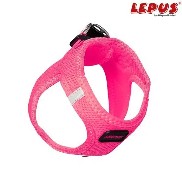 Lepus Air-Mesh Köpek Göğüs Tasma 2Xs Pembe