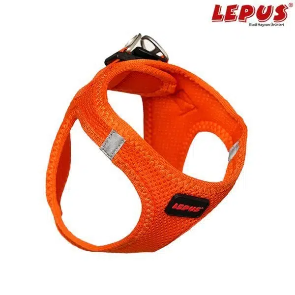 Lepus Air-Mesh Köpek Göğüs Tasma Xl Turuncu