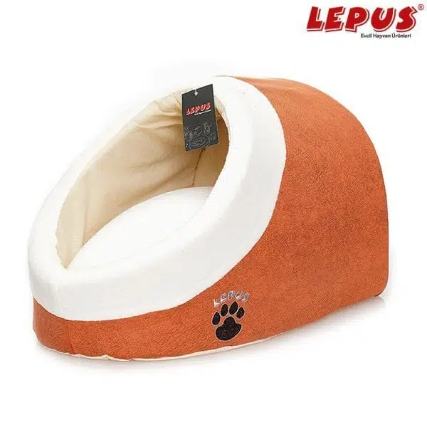 Lepus Kapalı Alaska Kedi Köpek Yatağı Kiremit