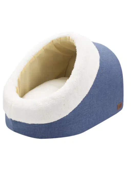 Lepus Kapalı Alaska Kedi Köpek Yatağı Mavi 51120