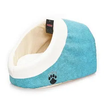 Lepus Kapalı Alaska Kedi Köpek Yatağı Mavi