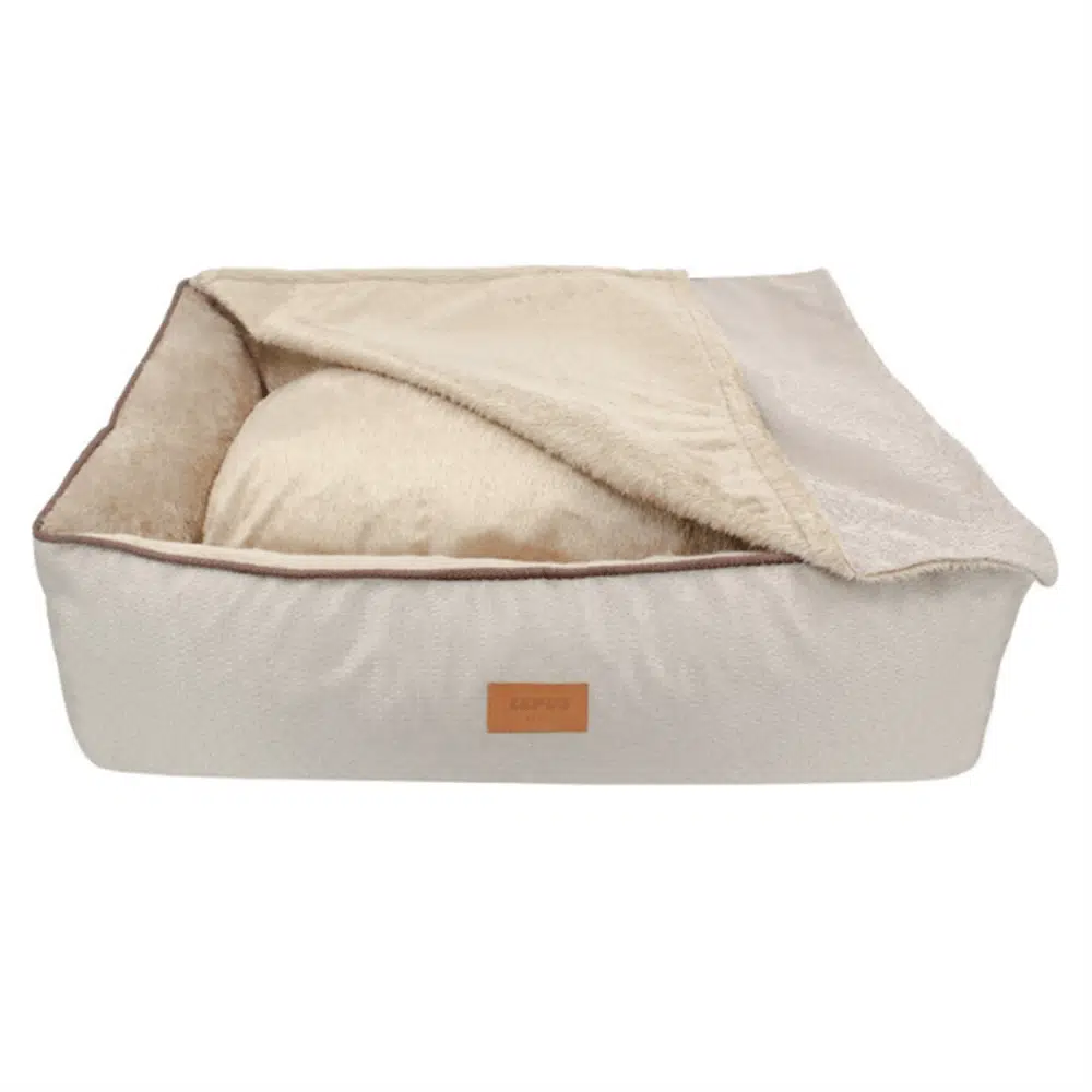 Lepus Winter Kedi ve Köpek Yatağı Krem Medium