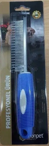 Lion Kedi Köpek Düz Metal Tarak ZM1027-40H