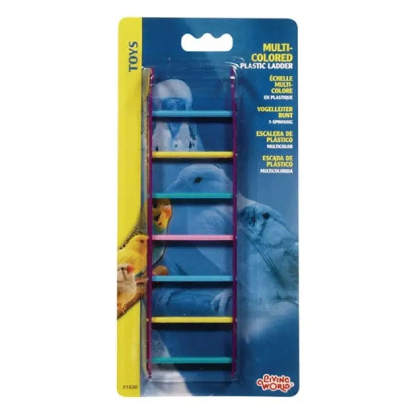 LW Living World Kuş Oyuncağı Renkli Plastik Merdiven