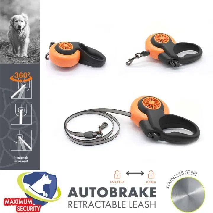 M-pets Auto Brake Otomatik Gezdirme Şerit Tasma 10829999