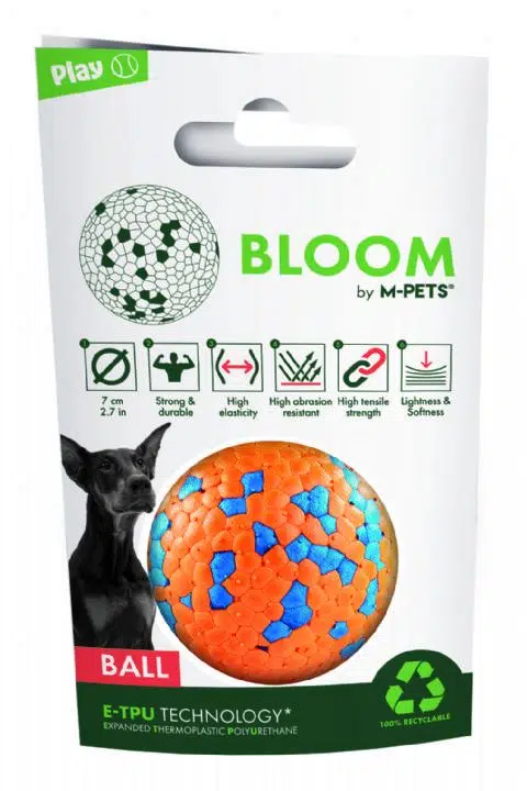 M-Pets Bloom Dayanıklı Top Turuncu Köpek Oyuncağı 10650899