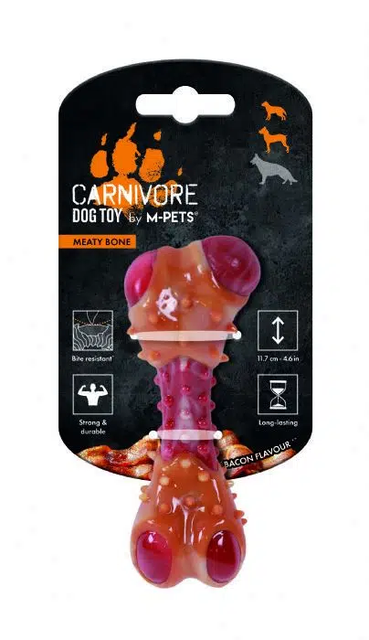 M-Pets Carnivore Bone Pastırma Aromalı Kemik Köpek Oyuncağı S 12 CM 10661499