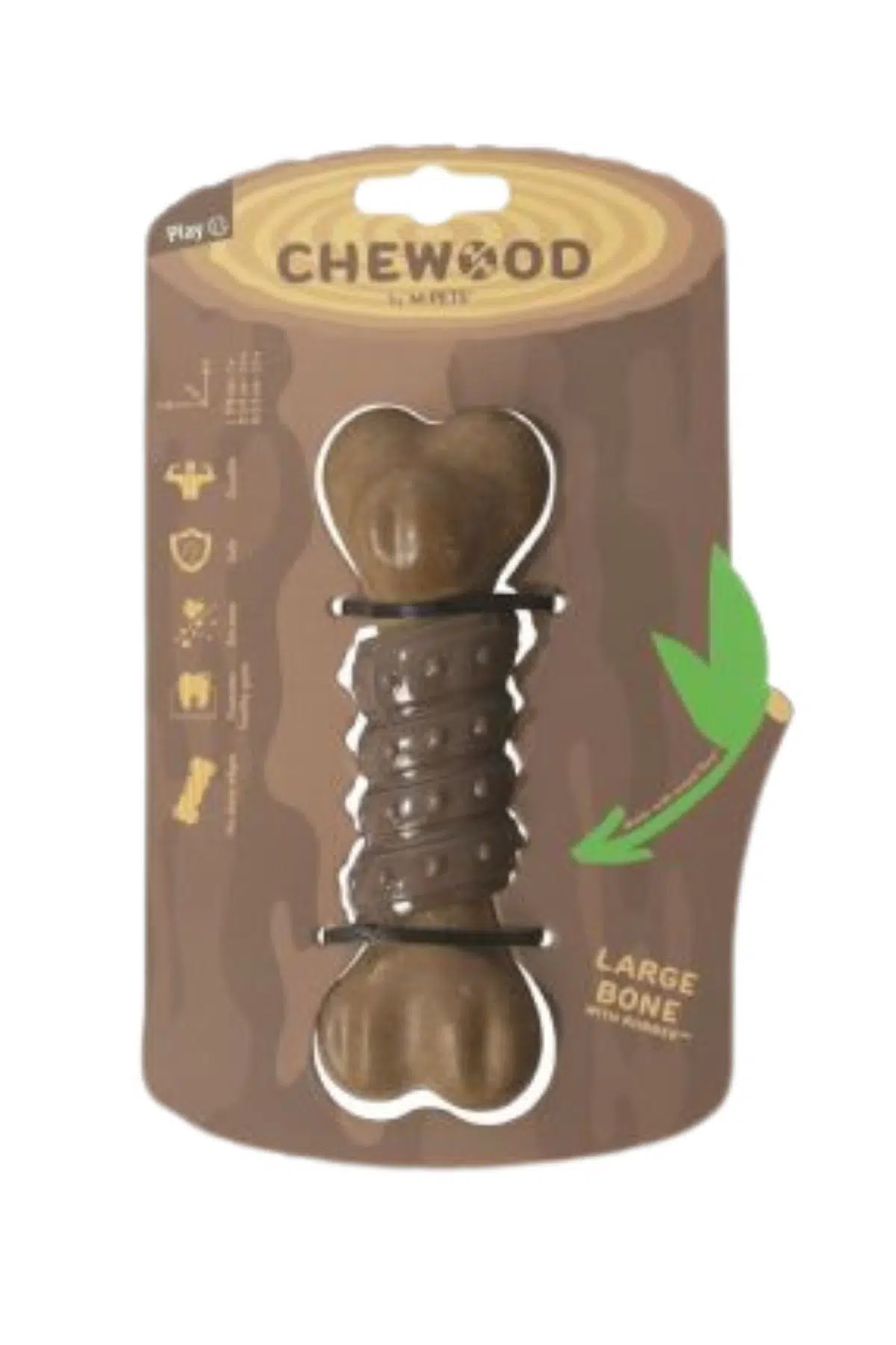 M-PETS Chewood Large Bone With Rubber Köpek Oyuncağı 10668599