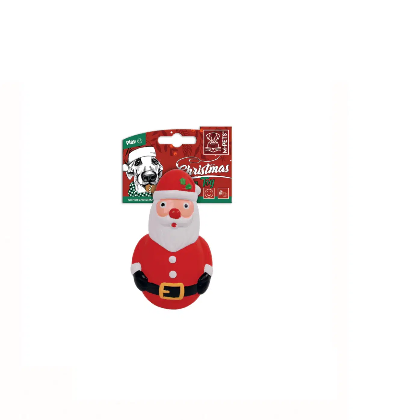 M-Pets Chrıstmas Noel Baba Göbekli Oyuncak