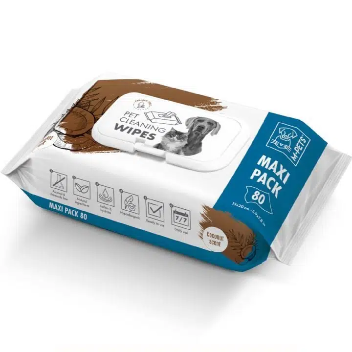 M-pets Coconut Kokulu Kedi Köpek Islak Mendili 80'li 60101899