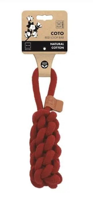 M-Pets Coto Örgü Köpek Oyuncağı 22 Cm Kırmızı 10662905
