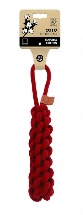 M-Pets Coto Örgü Köpek Oyuncağı 34cm Kırmızı 10663005