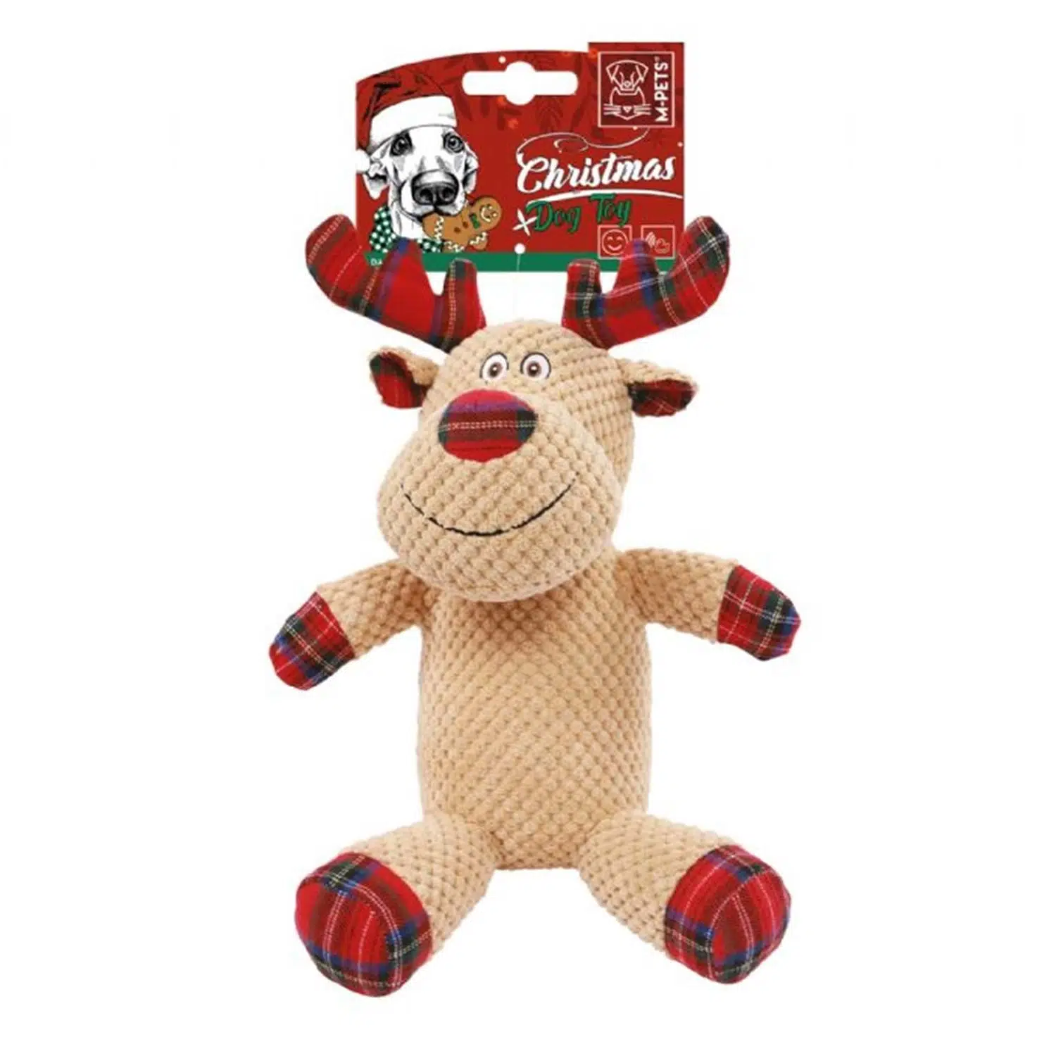 M-Pets Dasher Geyik Peluş Köpek Oyuncağı 10656199