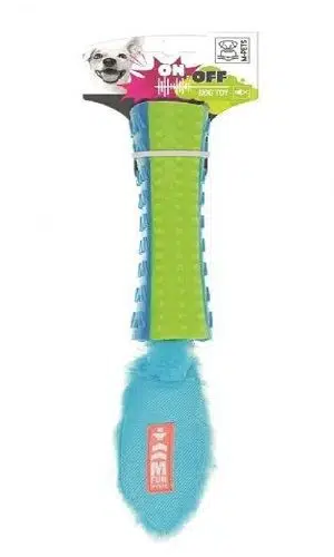 M-Pets Funsty Kauçuk Köpek Oyuncağı 40x5,6x5,6cm Mavi-Yeşil 10630399