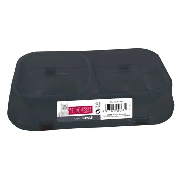 M-PETS İKİLİ PLASİK MAMA KABI S 150 ML 20500399
