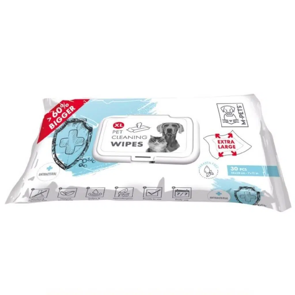 M-PETS ISLAK MENDİL ANTIBACTERIAL XL 30LU 60102299