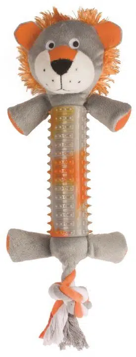 M-Pets Köpek Oyuncak Diş İpli Isırma Kauçuk-Peluş Krşk 34CM