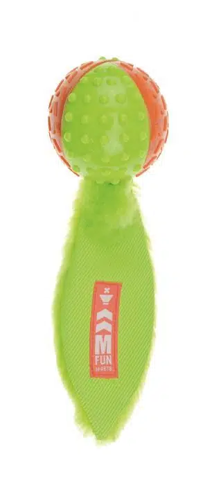 M-Pets Meteor Kauçuk Top Köpek Oyuncağı Turuncu-Yeşil 10630999