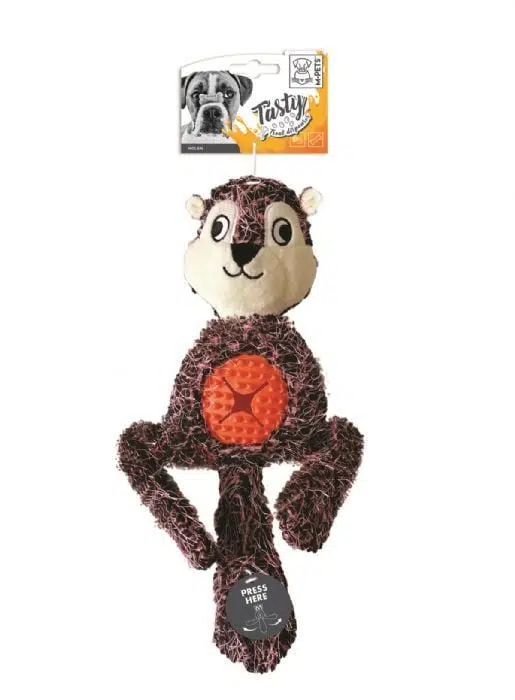 M-Pets Nolan Peluş Sincap Köpek Oyuncağı 10638799