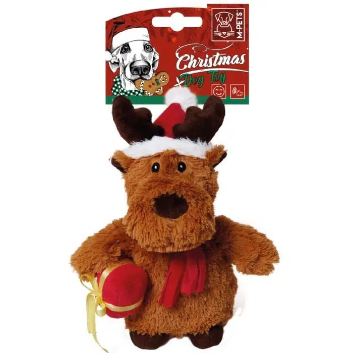 M-Pets Rudolp Peluş Kahverengi Geyik Köpek Oyuncağı 10649299