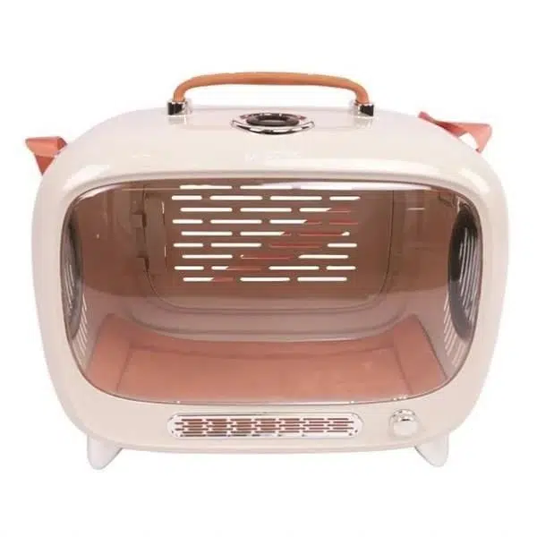 M-pets Sixties Tv Kedi Köpek Taşıma Çantası Beyaz 44*26*38 cm 20402199