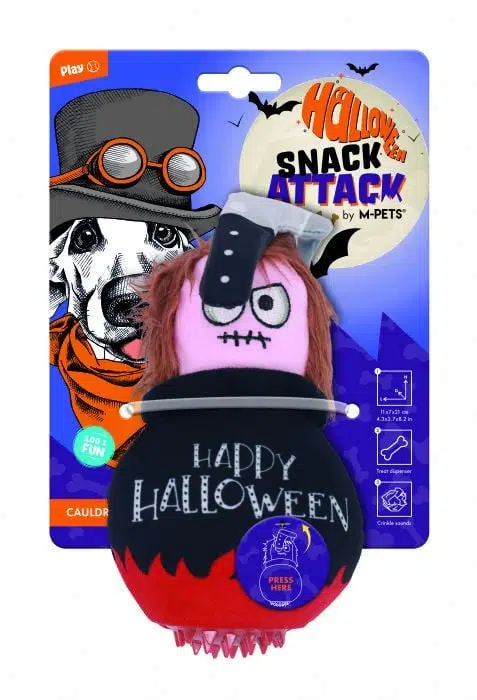 M-Pets Snack Attack Hallowen Cadı Köpek Oyuncağı 10659199