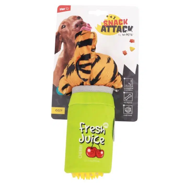 M-Pets Snack Attack Leopar Köpek Oyuncağı 10651299