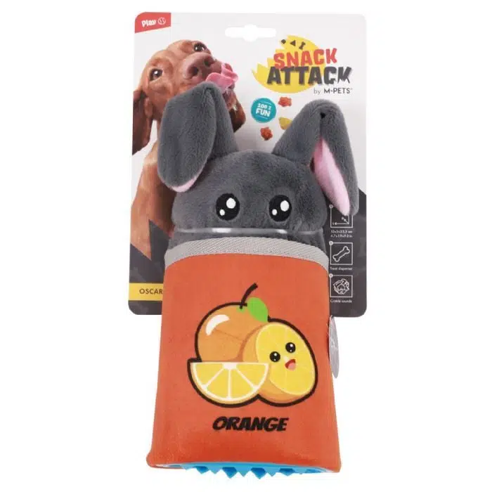 M-Pets Snack Attack Tavşan Köpek Oyuncağı 10651499