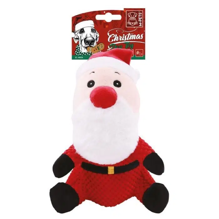 M-Pets St. Nick Christmas Peluş Noel Baba Köpek Oyuncağı 10656499