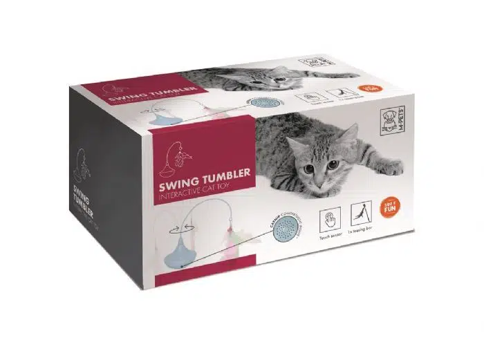 M-PETS Swing Tumbler İnteraktif Kedi Oyuncağı Mavi 20635117