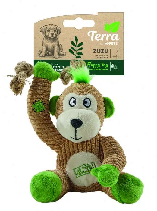 M-Pets Terra Zuzu Peluş Maymun Köpek Oyuncağı 10661099