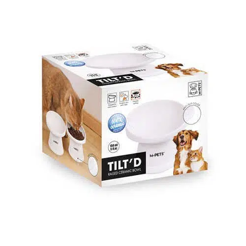 M-PETS TILTD Seramik Mama Kabı WHİTE 150ML 20501901
