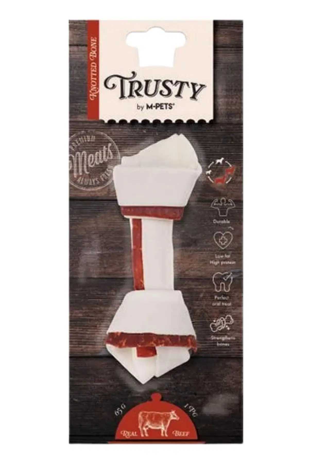 M-PETS TRUSTY BEEF DÜĞÜMLÜ KEMİK 15,3 CM 19046699