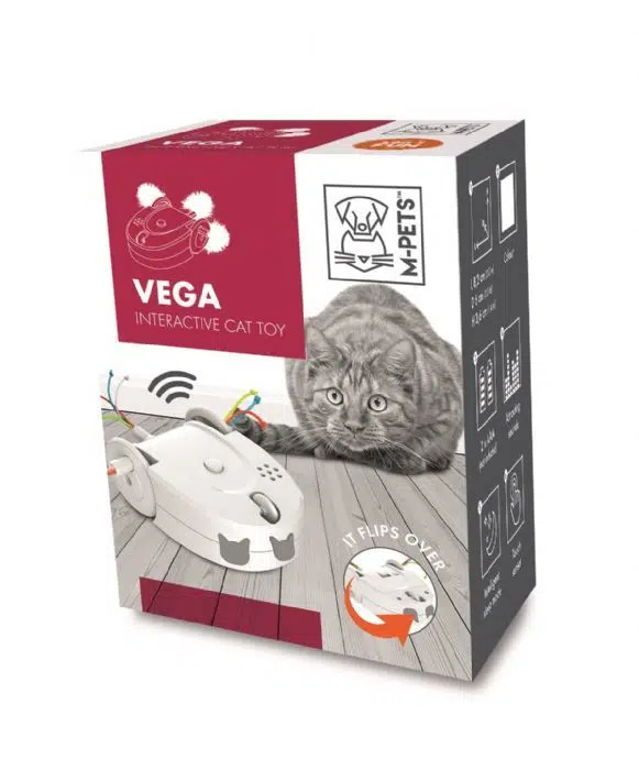 M-PETS Vega İnteraktif Kedi Oyuncağı Beyaz 20630699