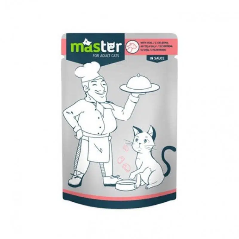Master Dana Etli Pouch Kedi Yaş Maması 80gr