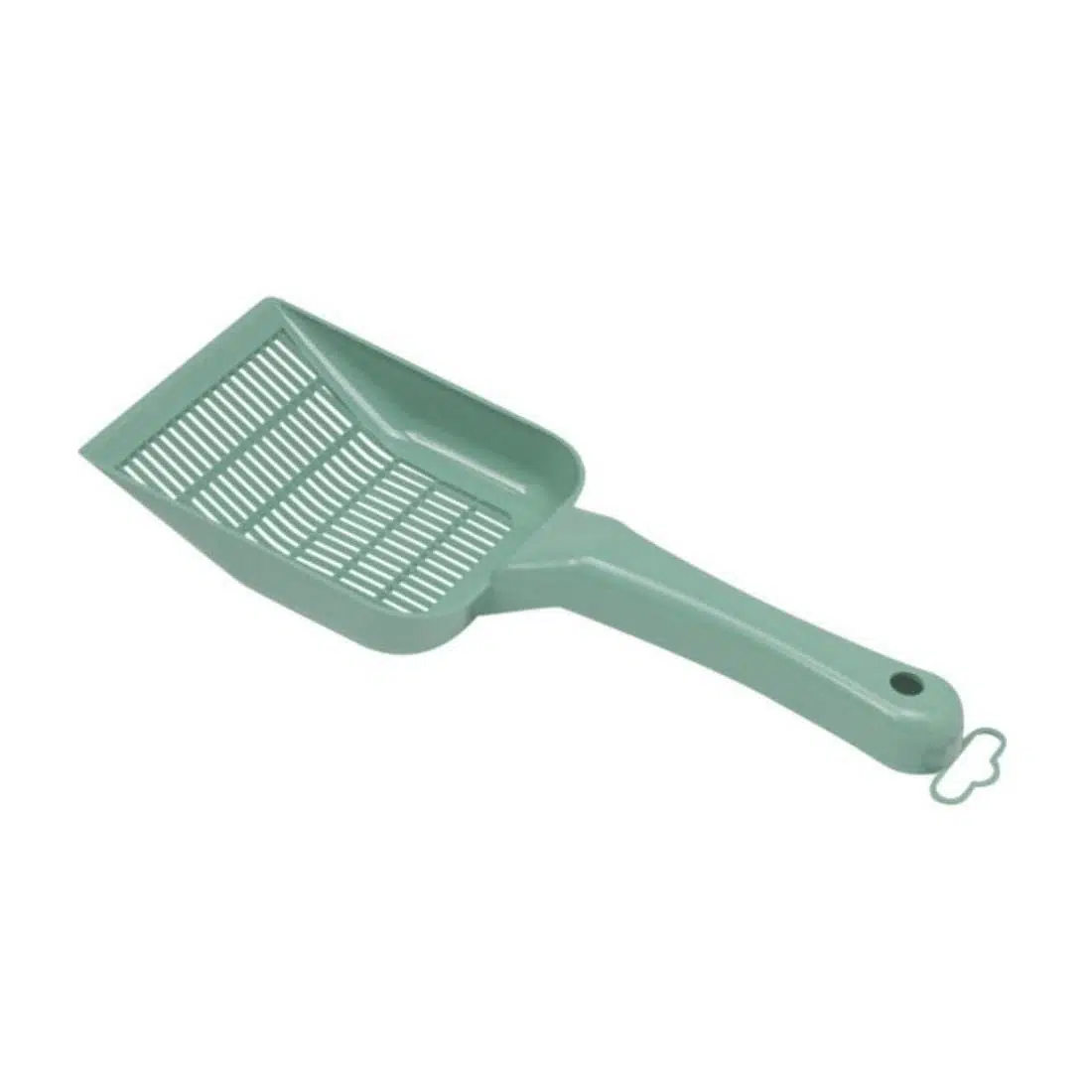 Moderna Moderna Dar Aralıklı Kedi Kumu Küreği Yeşil 10x28 Cm