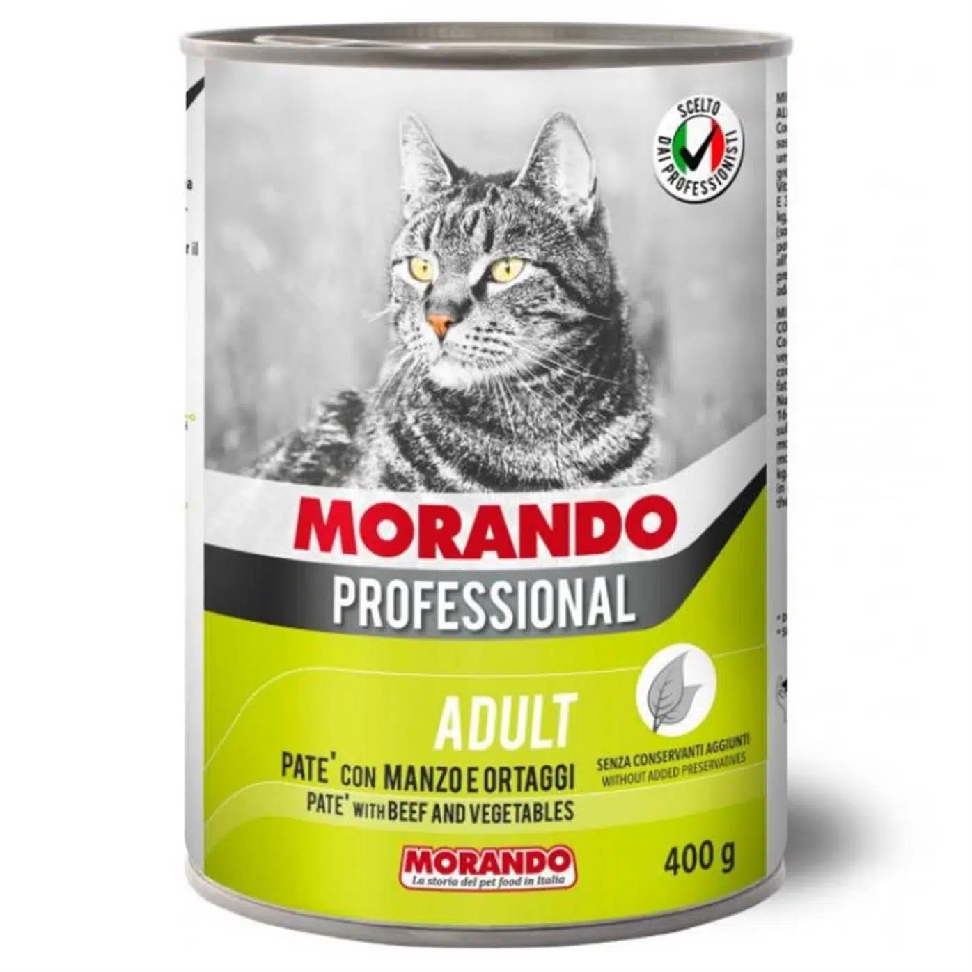 MORANDO PATE BİFTEK&SEBZE KEDİ KONSERVESİ 400 Gr