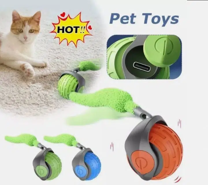 Nunbell Hareketli İnteraktif Şarjı Kedi Oyun Topu A01 8777