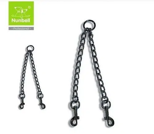 Nunbell İkili Köpek Gezdirme Zinciri 3,5 cm