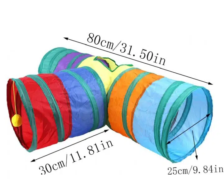 Nunbell Kedi Oyun Tüneli 3 Yollu 80cm 700-1983