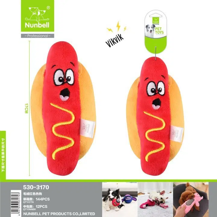 NUNBELL OYUN. PELUŞ SOSİS SANDWICH 530-3170