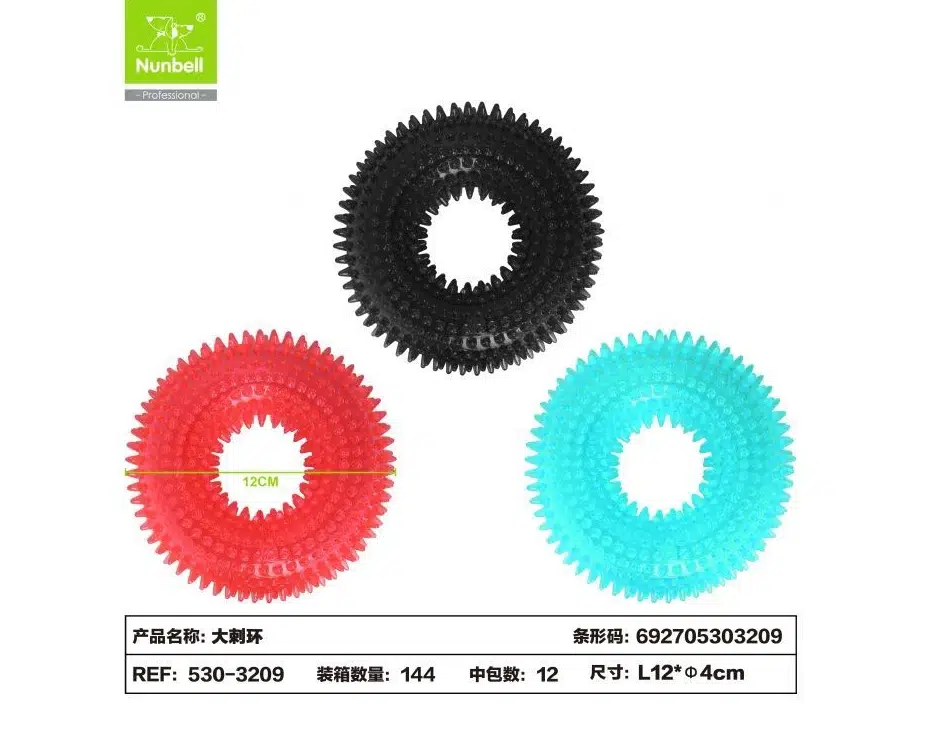 Nunbell Sesli Dikenli Donut Renkli L Oyuncak