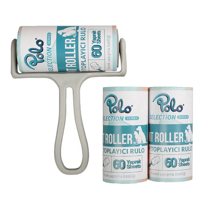 Polo Tüy Toplama Rulosu 60 Yaprak 10 Cm + 2 Yedekli